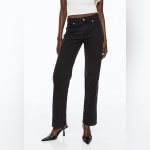 H&M straight low jeans